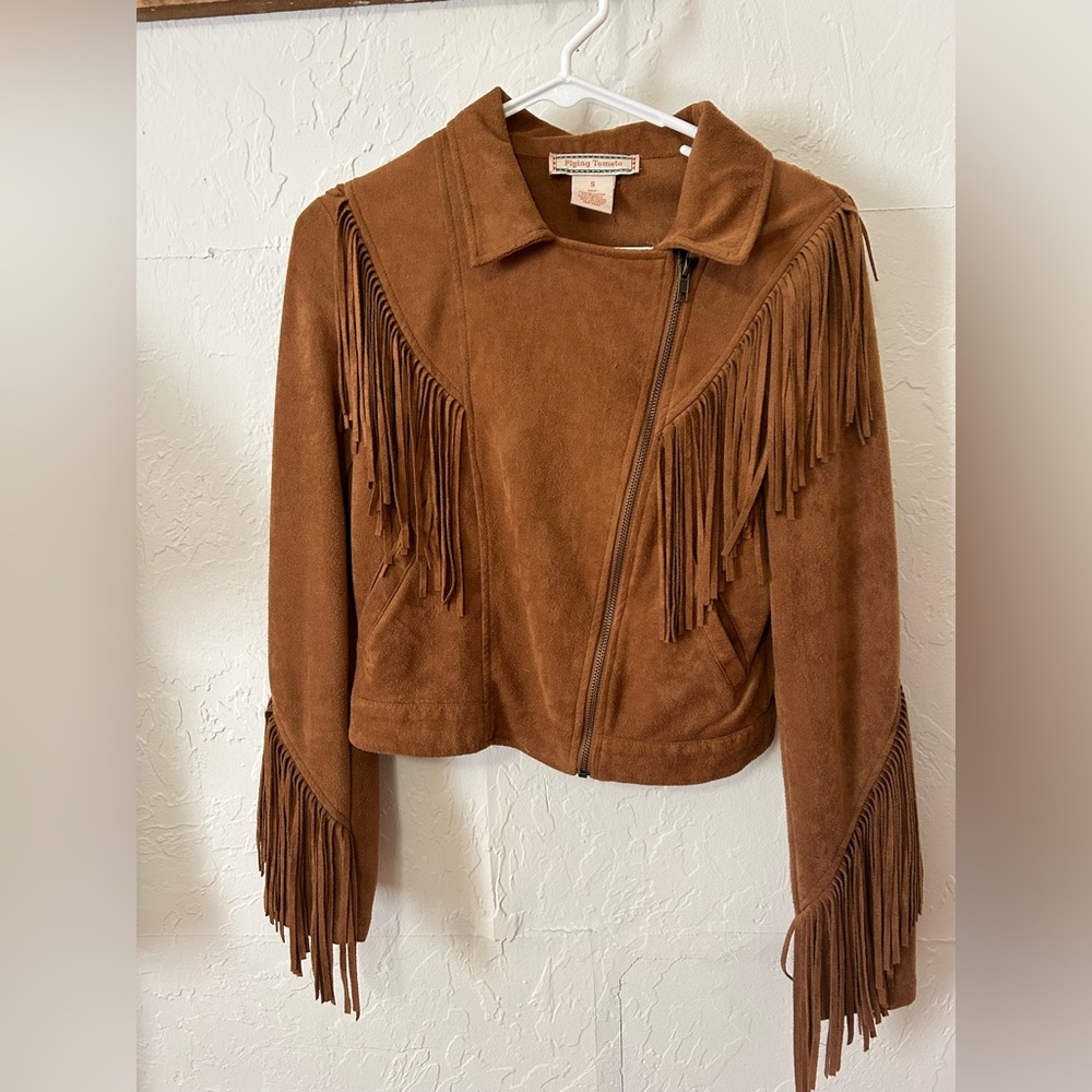 Fringe cropped Jacket